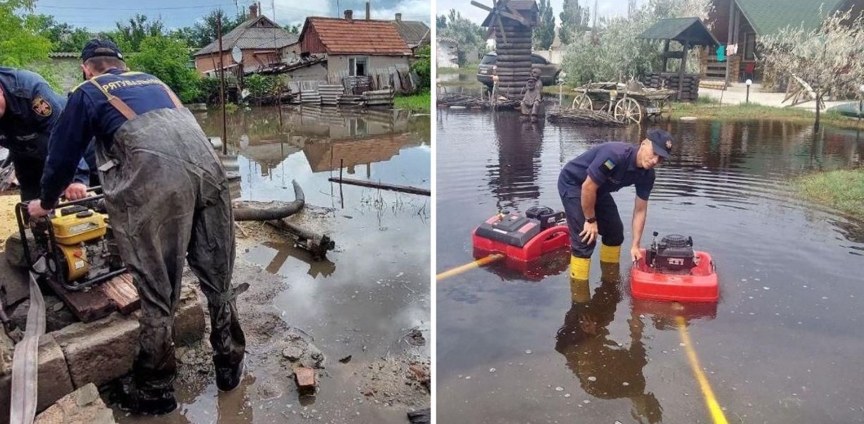 Потопы в Запорожской области 7 июля/ фото: ГУ ГСЧС Запорожской области