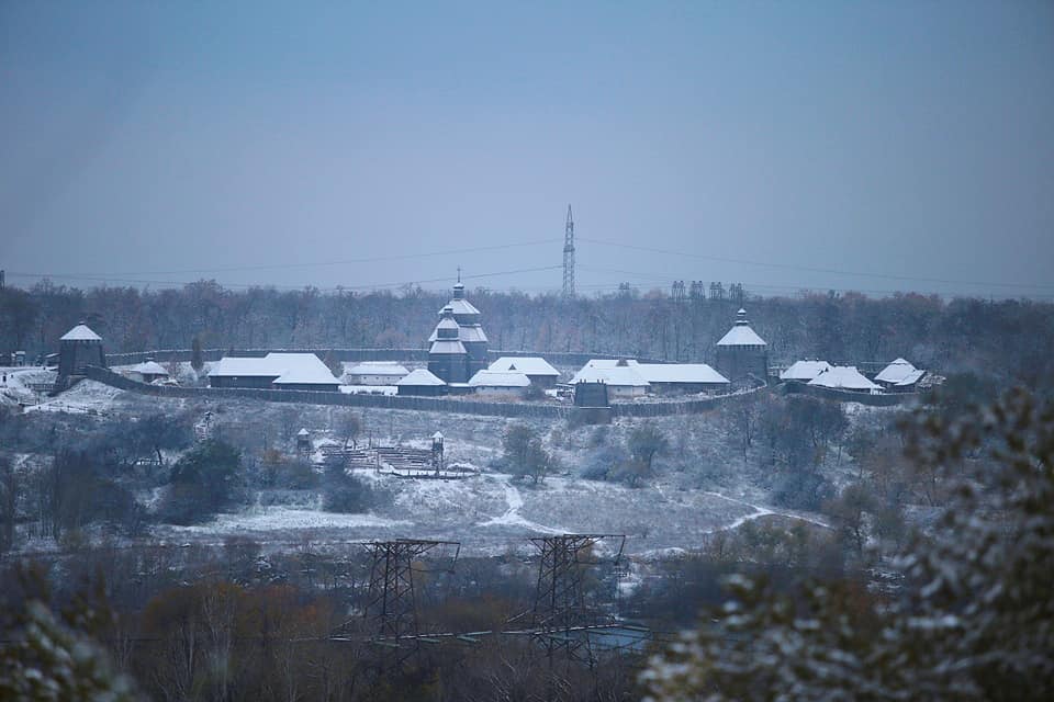 Заснеженная Хортица / фото: Максим Горский