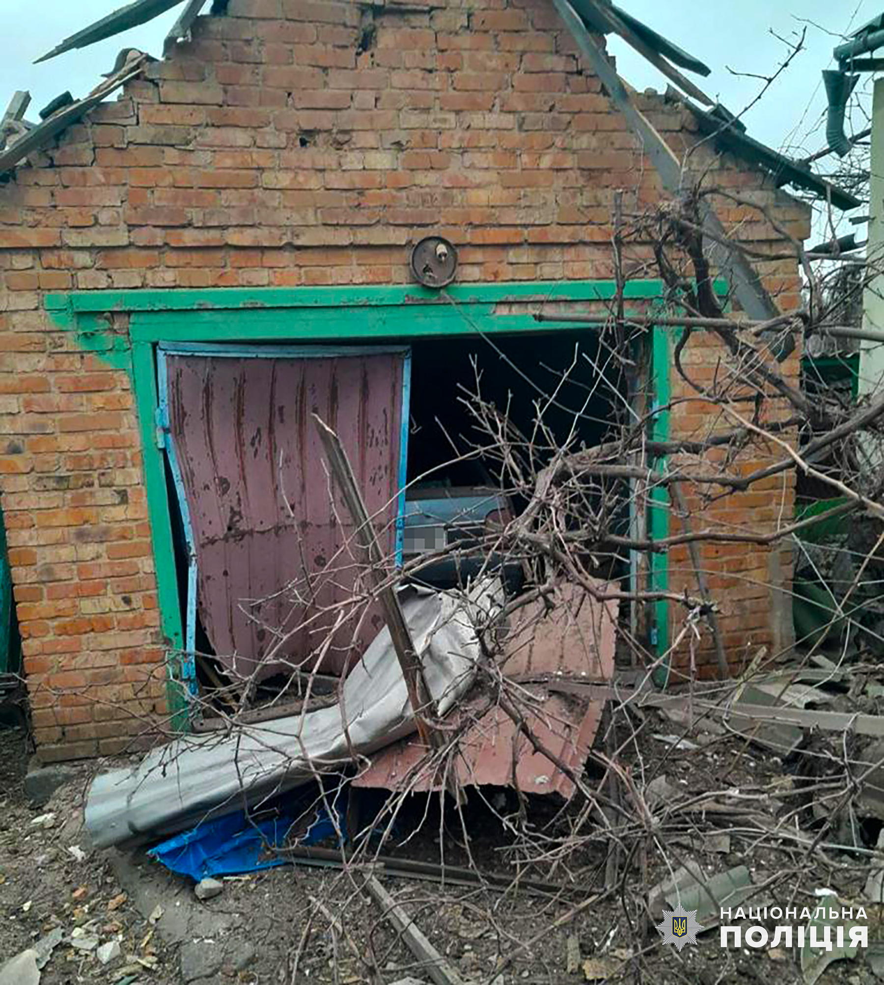 Никто из местных жителей не пострадал – || фото: zp.npu.gov.ua