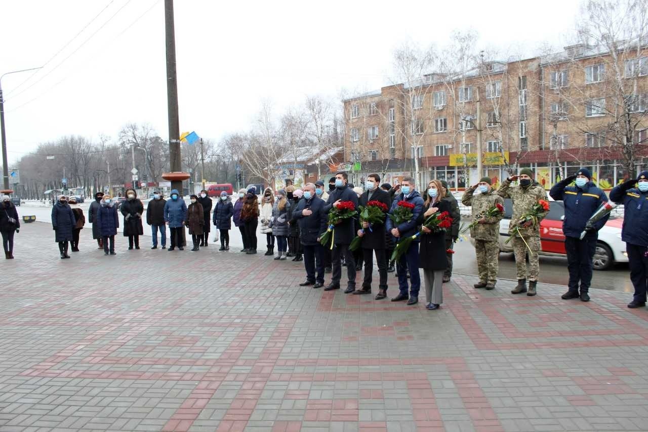 День Соборности отметили митингом / фото: мэрия