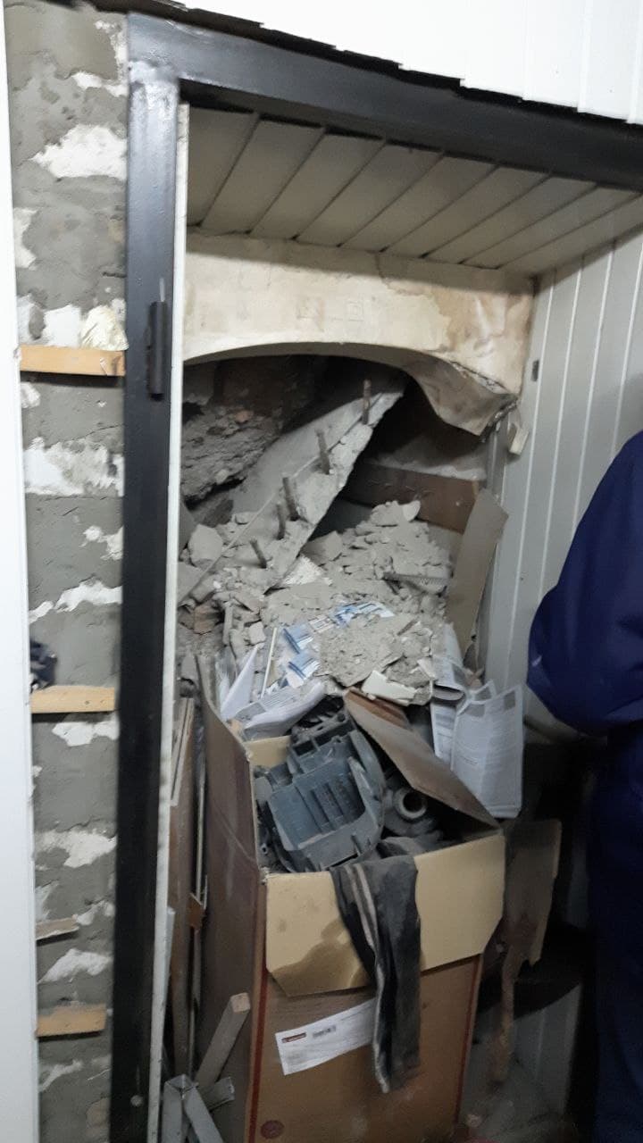 В Запорожье произошел обвал в доме - фото от читателя