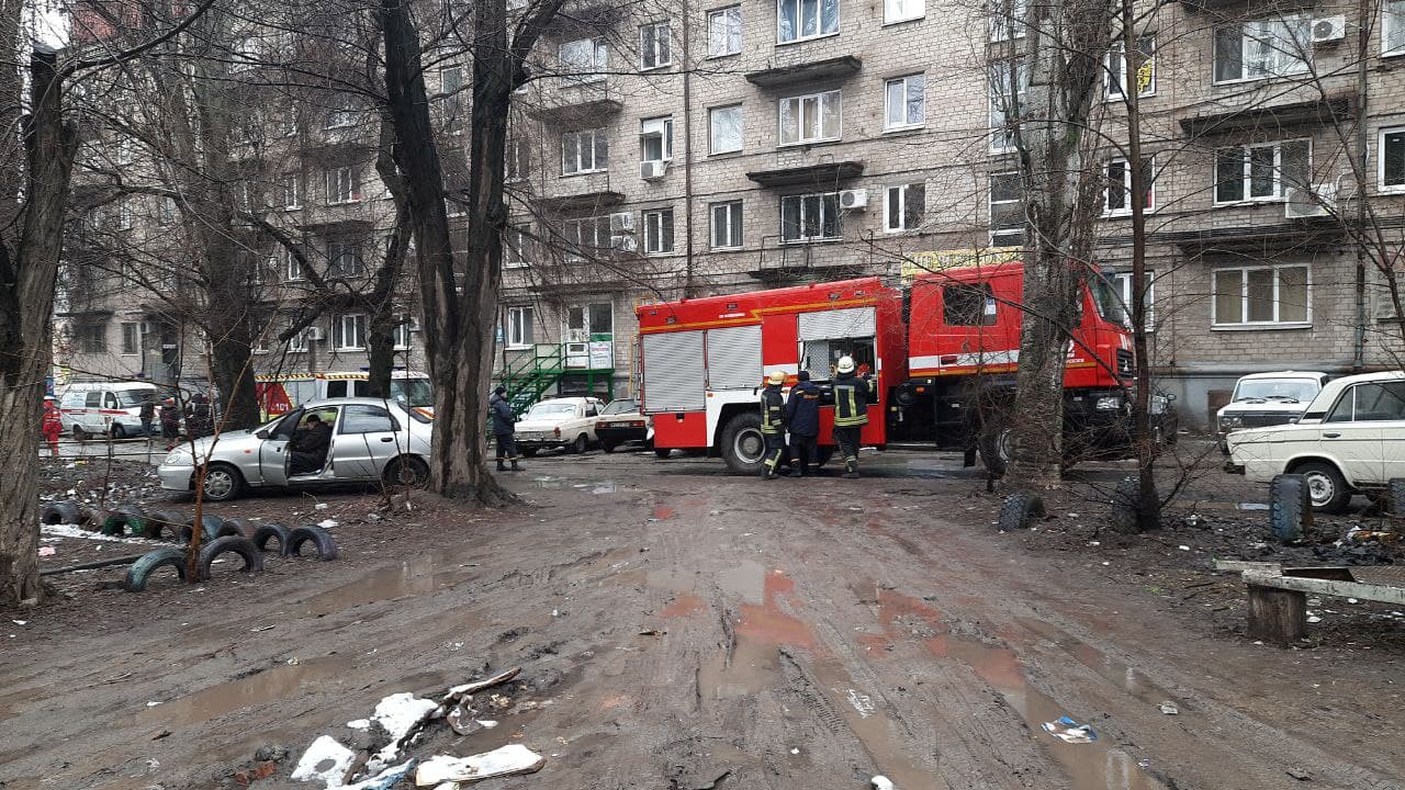 На месте работали спасатели - фото от читателя