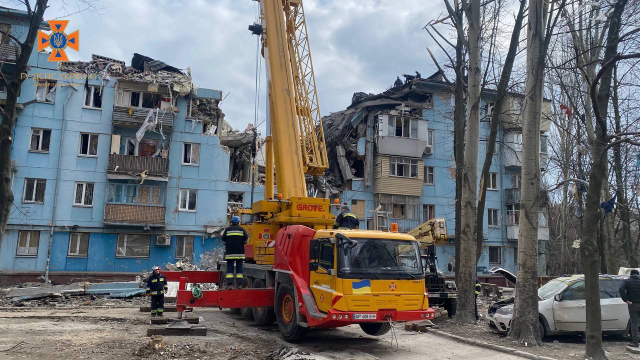 На місці працюють рятувальники - || фото: t.me/gu_dsns_zp