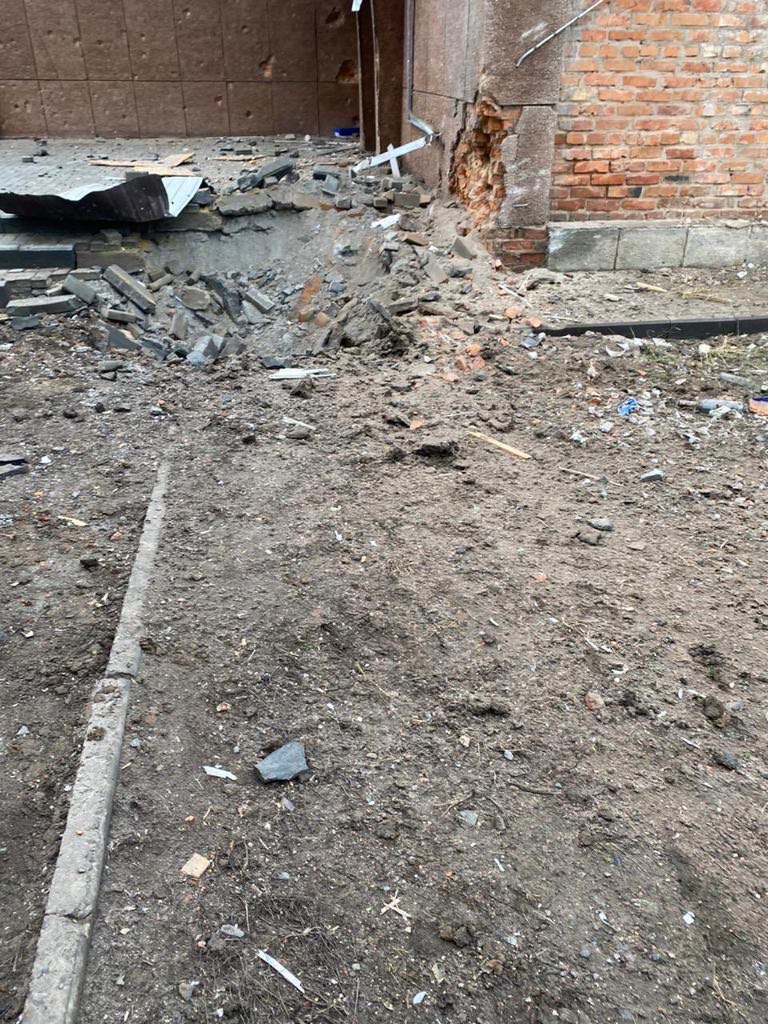 Враг обстрелял город Орехов