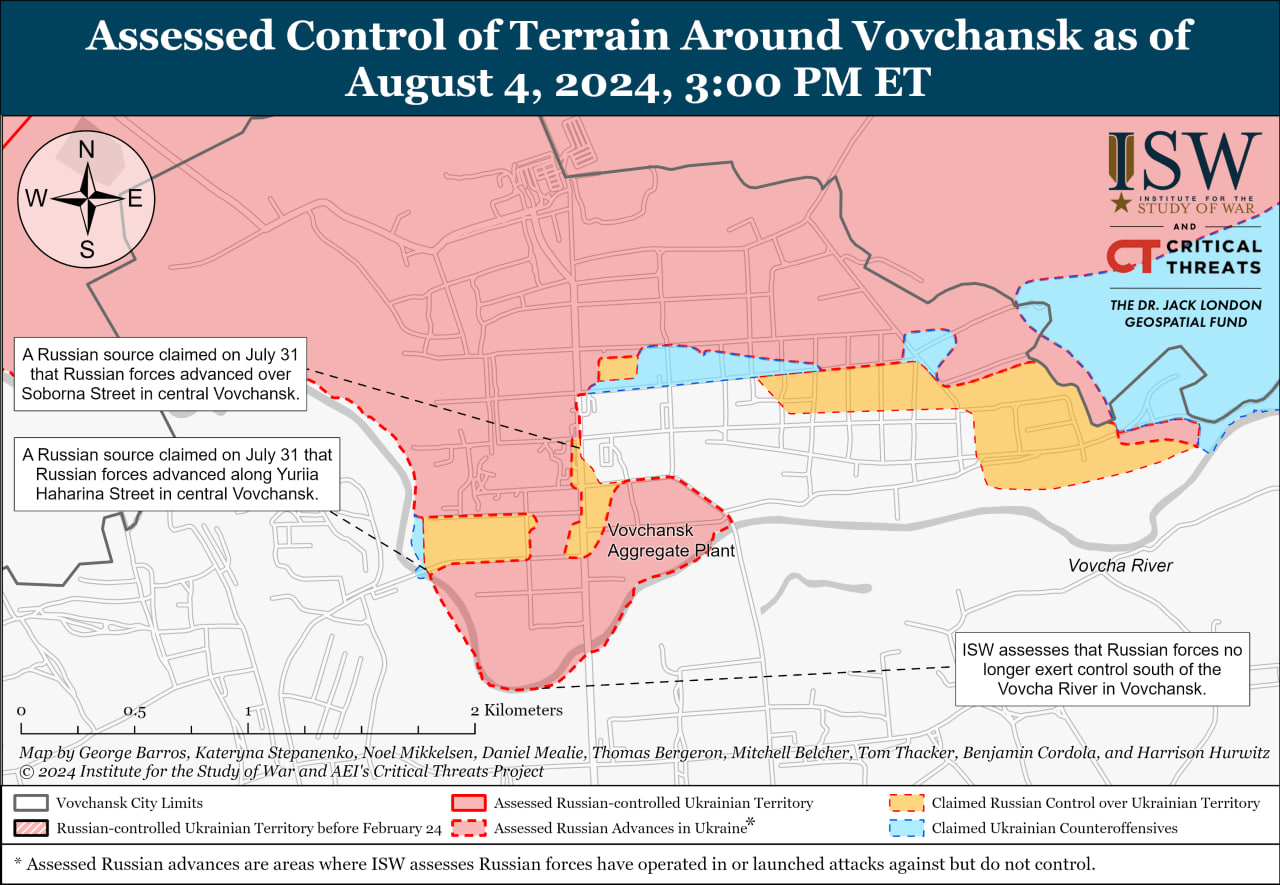 Карта бойових дій.