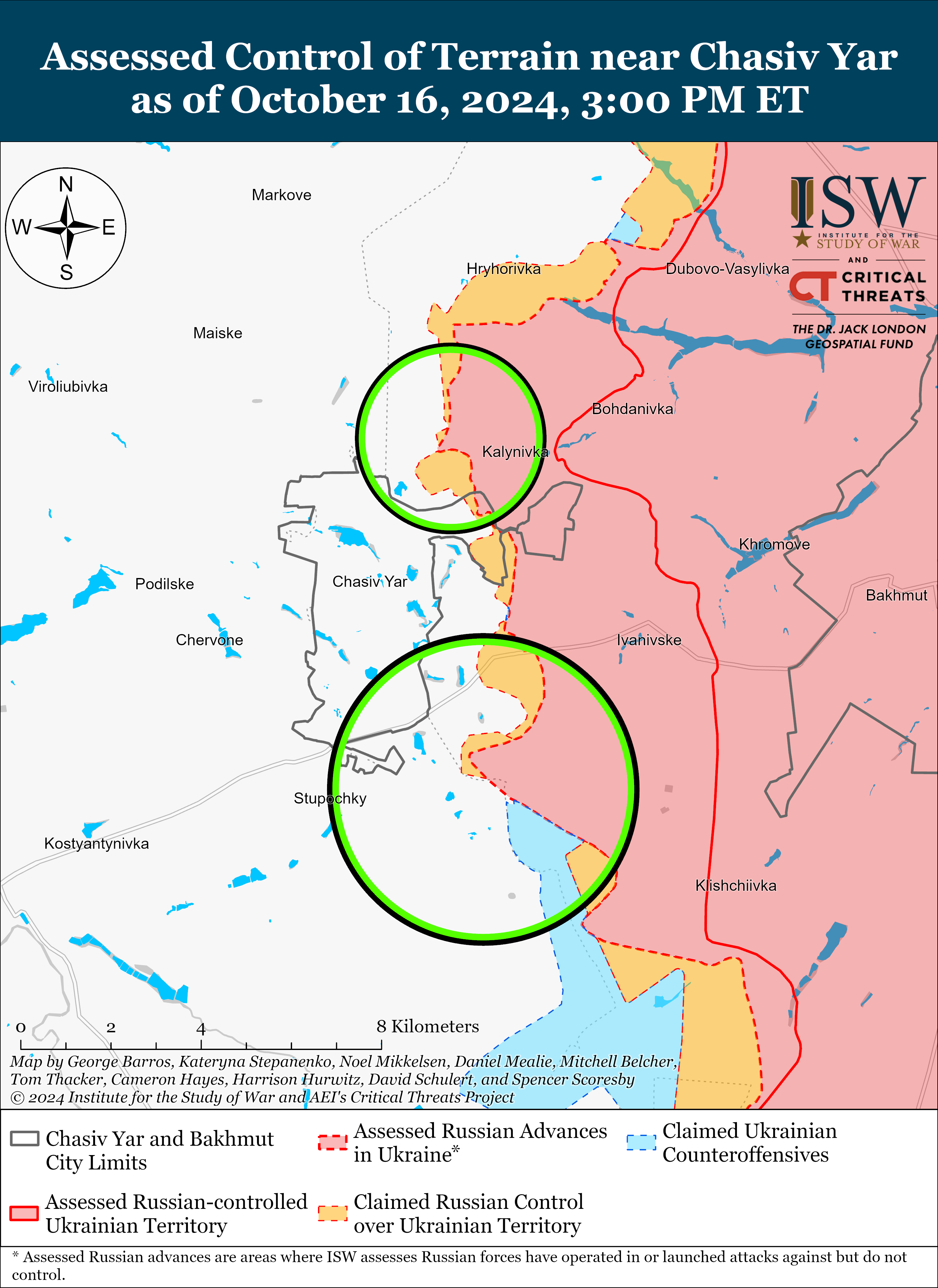 Карта бойових дій. Фото: understandingwar.org