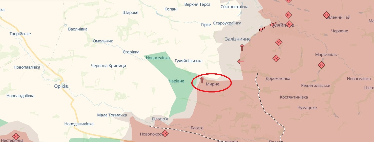 Россияне оккупировали еще один населенный пункт на Ореховском направлении