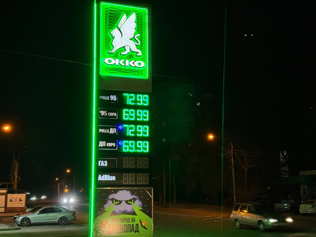 Какие цены на бензин, дизель и газ в Запорожье?