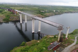 Взгляни с высоты: как движется строительство запорожских мостов (фото, видео) фото 13