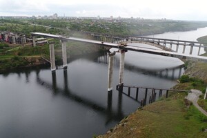 Взгляни с высоты: как движется строительство запорожских мостов (фото, видео) фото 16