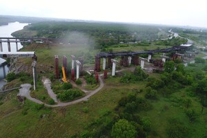 Взгляни с высоты: как движется строительство запорожских мостов (фото, видео) фото 21