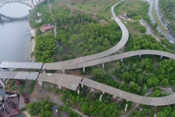 Взгляни с высоты: как движется строительство запорожских мостов (фото, видео) фото 29