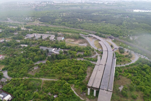 Взгляни с высоты: как движется строительство запорожских мостов (фото, видео) фото 32