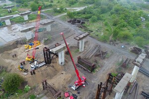 Взгляни с высоты: как движется строительство запорожских мостов (фото, видео) фото 41