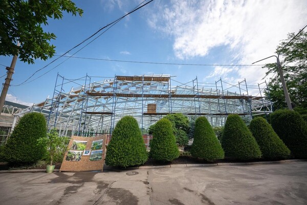 Единственная в Украине: в Запорожье продолжают строительство оранжереи фото 2