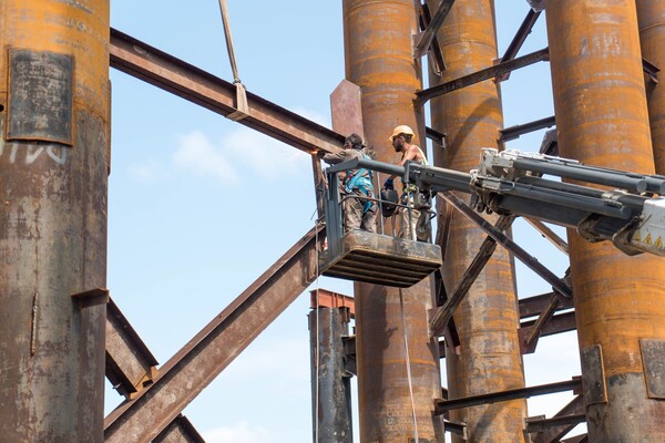 Работы кипят: как проходит строительство запорожских мостов (фото) фото 24
