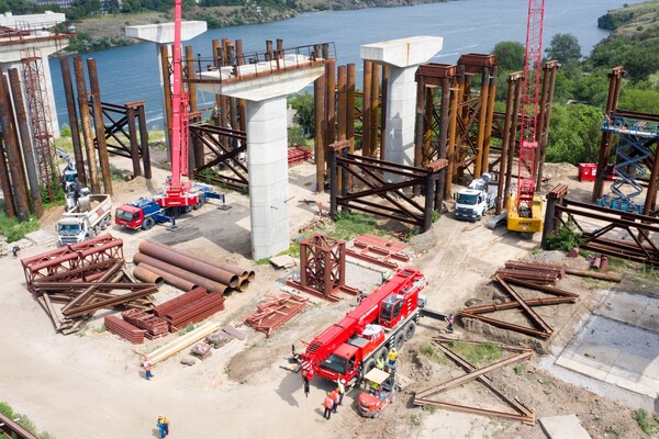 Работы кипят: как проходит строительство запорожских мостов (фото) фото 30
