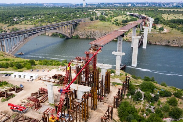 Работы кипят: как проходит строительство запорожских мостов (фото) фото 33