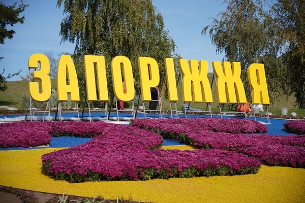 Полюбуйся: ко Дню города Запорожье украсили цветочные композиции фото 5