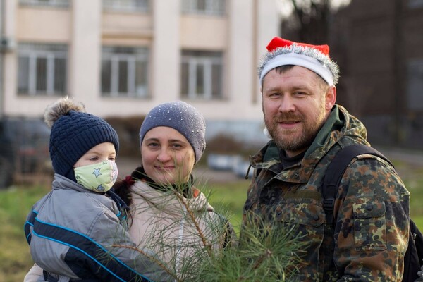 Вместо сломанных деревьев: в сквере Яланского высадили Рождественскую аллею (фото) фото 6