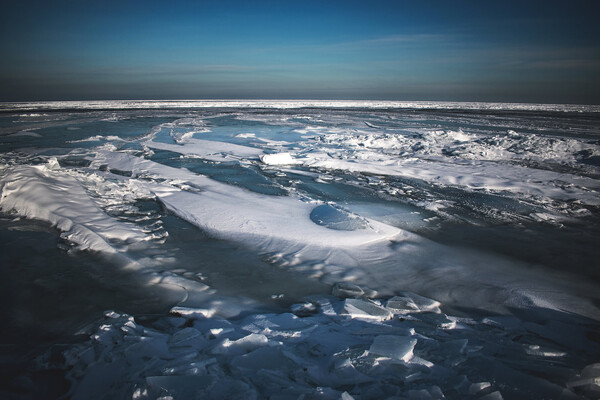 Полюбуйтесь: арктические пейзажи на заснеженной Бердянской косе фото 3