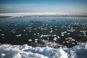 Полюбуйтесь: арктические пейзажи на заснеженной Бердянской косе фото 4