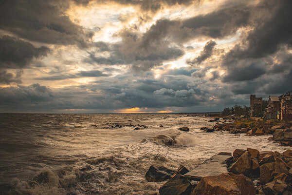 Атмосферные кадры: как выглядит штормящее море в Бердянске фото 3